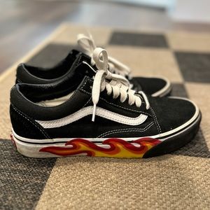 Vans old skool flame